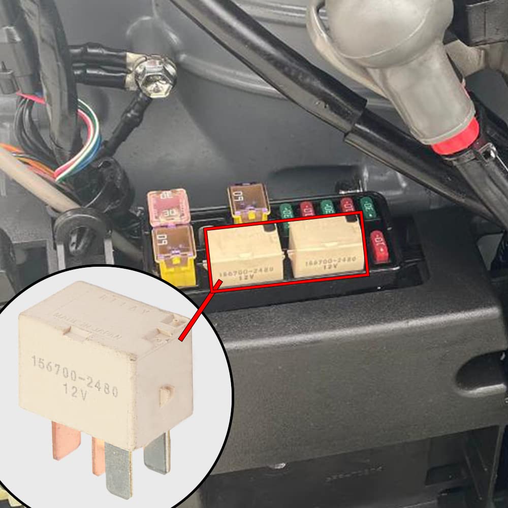 Amazon.co.jp: 1パックリレー 156700-2480 4ピン 12V コンプレッサー